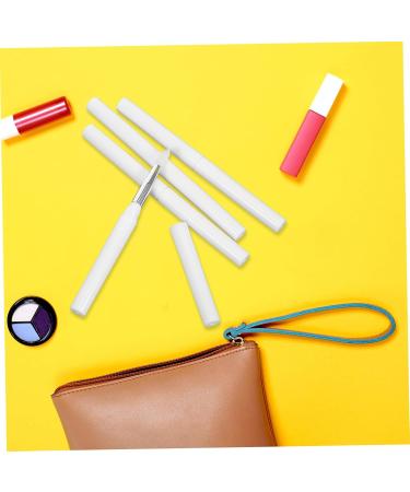 OHPHCALL 4pcs wands for lipstick eyeshadow white lip lidded lip 12.00X1.00X1.00CM White - Buy Online on GoSupps.com