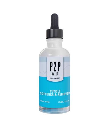 P2P Cuticle Softener & Remover - Professional Pedicure & Manicure Nail Cuticle Repair Care Treatment - Instantly Removes Dead Skin
