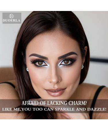 DUOERLA Magnetic Eyelashes - 10 Pairs Wispy Cat Eye Lashes with Eyeliner Kit | Long Lasting Easy Apply Vegan & Cruelty Free - Buy Online on GoSupps.com