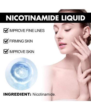 Niacinamide Drops - Pore Minimizer Essence Drops Moisturizing and Natural Skin Care Products to Tighten and Improve Uneven Skin Tone For Dry Dull Oily & All Skin Types Gyouza - Buy Online on GoSupps.com
