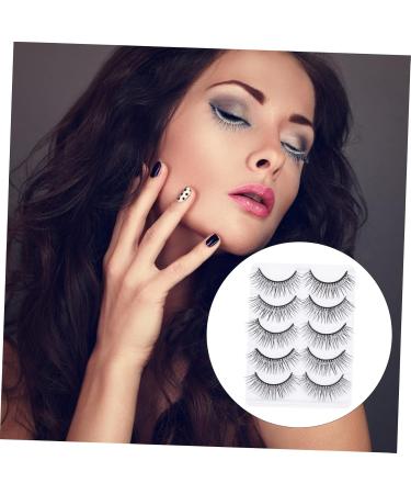 minkissy 10 Pairs Eyelashes False Lashes Multi-layer Lashes Fluffy Eyeslash Fake Eyelash Artificial Eyelash Fake Lash Fake Natural Lash Simulation Eyelash Fluffy Eyelash Dense Fiber - Buy Online on GoSupps.com