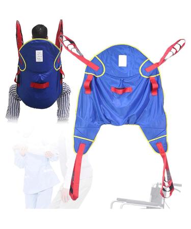 Full Body Patient Lift Sling Patient Lifting Hoist Sling Transfer Belt Divided Leg Shower Sling for Elderly and Disabled L