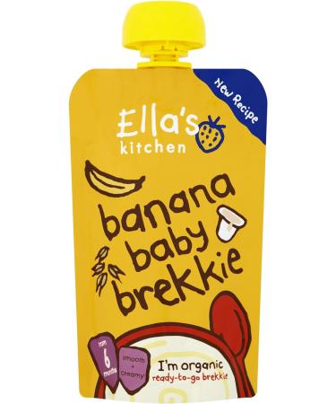 Ellas Kitchen 6 Month Organic Banana Baby Brekkie 100g - Buy Online on GoSupps.com