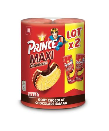 Prince Extra Chocolate Maxi Gourmand Biscuit, 2 x 500 g