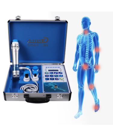 FJYAWEN shock wave therapy device extracoral porsal therapy with 6 massage heads Muscle pain relief massager for improvement in skin elasticity