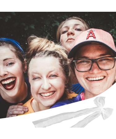 GroveEss Bridal Bow Veil Hair Clip Large White Bowknot Lace Hair Barrettes with Pearl Vintage Veil Hair Accessories Gifts forGirls Women Bachelorette Party Favors Wedding Decor Photo Props - Buy Online on GoSupps.com