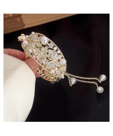 2PCS Flower Ponytail Hair Accessories Hair Claws Clip French Style Barrette for Women - 2 Pack - Buy Online on GoSupps.com