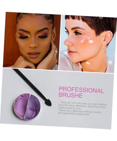 CANIGHT 5pcs Silicone Eyeshadow Brush Eye Cosmetic Brush Lip Applicator Eye Shadow Brush Special 13x1cm Black - Buy Online on GoSupps.com