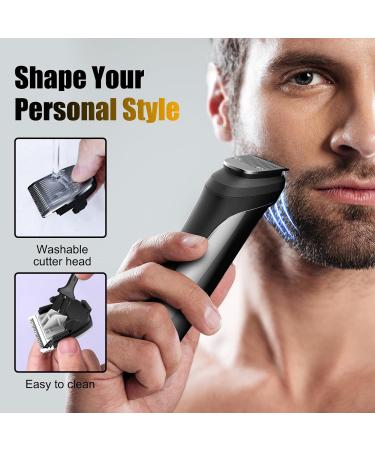 Beard Trimmer & Hair Clipper for Men - All-in-One Cordless Grooming Kit | Low Noise Stainless Steel IPX4 Waterproof - Buy Online on GoSupps.com