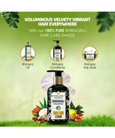 Himalayan Organics Bhringraj Ayurvedic Therapeutic Shampoo - Hair Regrowth & Fall Control - 200ml - Buy Online on GoSupps.com