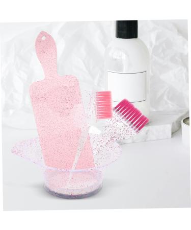 HONMEET 1 Set Translucent Hair Dye Set Hair Dye Bowl and Brush Kit Hair Color Mixing Bowl and Brush Hair Coloring Kit Hair Color Kit Hair Color Brush and Bowl Hair Dye Brush and Bowl Pp - Buy Online on GoSupps.com