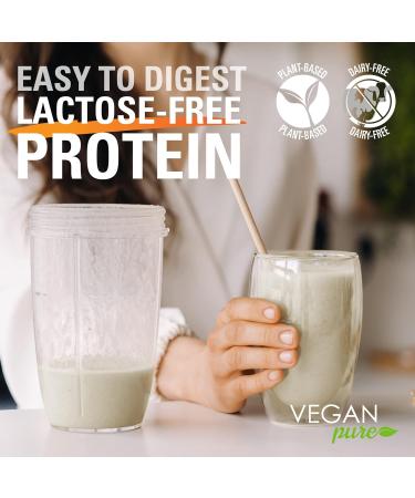 Keto Protein Powder with 10g MCT Per Scoop Dairy & Sugar Free 1g Net Carb Helps Ketosis Vanilla Flavour Lactose Free Plant Based Keto Protein Powder by Vegan Pure - 407g - Buy Online on GoSupps.com