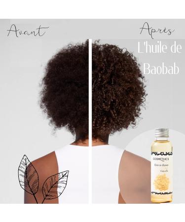 Cosm Ethics 100% Natural Baobab Oil 60ml - Deep Nourishment for Hair | International Shipping Available - Buy Online on GoSupps.com