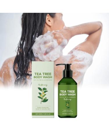 Tea Tree Body Wash Tea Tree Tinea Versicolour Body Wash with natural tea tree oil skin care for back acne folliculitis itching in the groin athletes foot and ringworm 2 - Buy Online on GoSupps.com