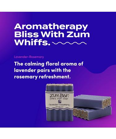 Indigo Wild Zum Bar Goat's Milk Soap - Lavender-Rosemary - 3 oz (3 Pack) - Buy Online on GoSupps.com