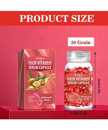 Hpbaggy Hair Treatment Serum vitamin serum Capsule enriched with Moroccan argan and avocado oil rich in vitamins A C E and Pro B5 no rinsing required for all hair types - Buy Online on GoSupps.com
