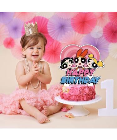 37Pcs Powerpuff Girls Party Cake&Cupcake Toppers for Birthday Party Supplies Boys' Theme Birthday Party Decoration - Buy Online on GoSupps.com