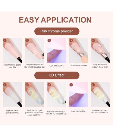 2 x 3D Gel Nail Art 3D Gel Nail Sculpture Transparent Gel for Nail Art Gel Molding DIY Nail Polish Gel Nail Polish DIY N - Buy Online on GoSupps.com