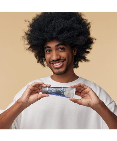 Biomed Calcimax Toothpaste 3 x 100g | Strengthens Enamel Caries Protection Fluoride-Free Gentle Clean Mint Sensation - Buy Online on GoSupps.com