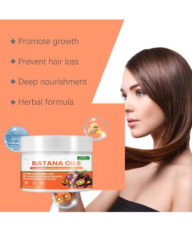 Natural Batana Oil for Healthy Hair Hair Butter with 100% Pure Raw Batana Oil Enhances Hair & Skin Radiance Hair Growth Butter for All Hair Types Promotes Hair Strength 4.23 oz - Buy Online on GoSupps.com
