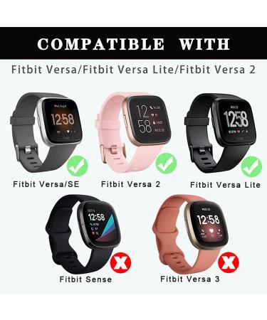 Stretchy Bands Compatible with Fitbit Versa 2 Bands for Women Men  Adjustable Elastic Replacement Wristband for Fitbit Versa 2 / Fitbit Versa / Fitbit Versa Lite / Fitbit Versa SE Black & Dark Blue & Gray & White & Pink &  - Buy Online on GoSupps.com