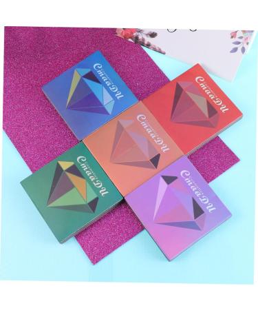FOMIYES 2pcs 9 Eye Colors Bling Eyeshadow Metallic Makeup Cosmetic Highlighter Pearlescent Shadow Diamond 1 count (Pack of 1) Purplex2pcs - Buy Online on GoSupps.com