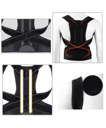 Posture Corrector Back Brace For Men And Women Fully Back Support Adjustable Straightener For Spine Support Neck Shoulder Clavicle And Back Pain Relief Corrector (Size : 3XL) - Buy Online on GoSupps.com