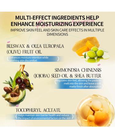 GINILOO Beef Tallow for Skin - Grass Fed Beef Tallow with Butter Honey Jojoba Oil Body & Face Moisturizer Deep Nourishment for Dry Cracked Sensitive Skin - 5.3OZ - Buy Online on GoSupps.com