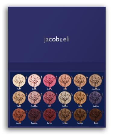 Hidden Gems Eyeshadow Palette - 18 Super Pigmented Shades in Matte, Shimmer, and Duochrome Finishes - Professional Quality, Buttery Soft, Long Lasting - Buy Online on GoSupps.com