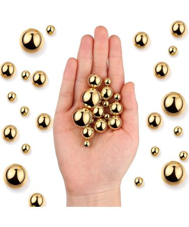 Junkin 150-Piece Gold Faux Pearl Vase Filler for Home Party Wedding Decor - Round Pearls in Mixed Sizes - No Hole Gloss Makeup Beads - 8/14/20 mm - Buy Online on GoSupps.com