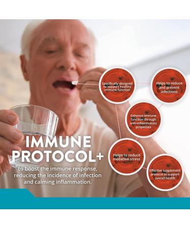TRUE PROTOCOLS - Immune Protocol+ (3 Items) - Immune Support (90 Caps) Vitamin D-K2 Balance (120 Caps) & Magnesium Balance (120 Caps) - Bioavailable Capsules For Optimal Immune System Support Bone Cardiovascular & Overall Health - Immune System Booster -  - Buy Online on GoSupps.com