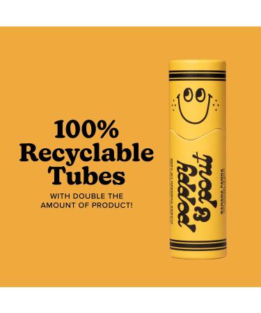 Poppy & Pout Kids Jumbo Lip Balm | All Natural Lip Balms & Moisturizers | Hydrates with Beeswax Vitamin E Organic Coconut Oil | Cruelty-Free | Lip Balm in Recyclable Cardboard Tube (Banana Fanna) - Buy Online on GoSupps.com