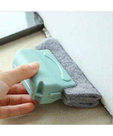 Cleaning Brush Window Grooves Cleaning Brush Household Cleaning Window Gaps Brush Door and Window Cleaning Tools for Apartment Home(Bluegreen) blue-green - Buy Online on GoSupps.com