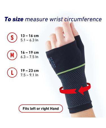 Neo-G Active Wrist Support   For Sports  Golf  Basketball  Football  Yoga  Tennis. For Sprains  Strains  Tendonitis  Injury Recovery - Multi Zone Wrist Compression Sleeve   M Medium: 16   19 CM/6.3   7.5 IN - Buy Online on GoSupps.com