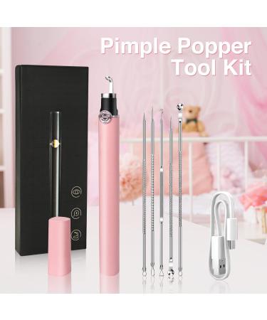 Visible Blackhead Remover - 20x Magnification Comedone Extractor with Waterproof Camera LED Light & Non-Slip Handle | Pimple Popper Tool Compatible with iPhone iPad & Android - Buy Online on GoSupps.com
