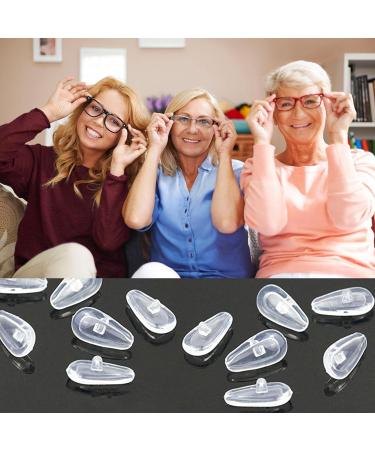 Bexdug Nasal Pads for Glasses - 5 Pairs Silicone Anti-Slip Nose Cushions | Glasses Repair Set for Men & Women - Buy Online on GoSupps.com