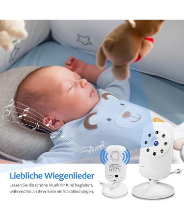 NWOUIIAY Baby Phone Monitor - 2.4GHz HD Camera with Night Vision & Intercom | Best International Shipping - Buy Online on GoSupps.com