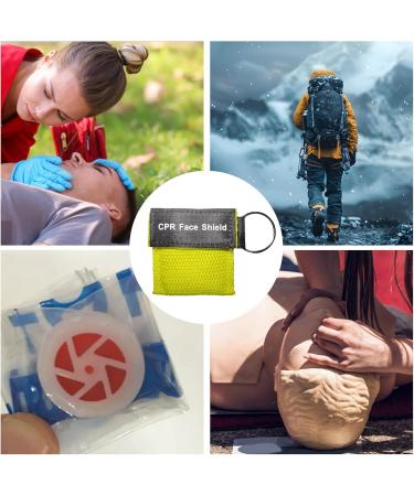 4-Piece Ventilation Kit: First Aid Mask Anti-Choking Device & Key Rings for Emergencies | Essential for First Responders - Buy Online on GoSupps.com