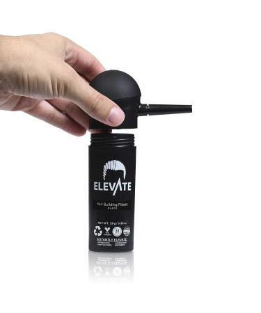 ELEVATE Hair Perfecting 2-in-1 Kit - Natural Hair Thickening Fibers & Spray Applicator Pump | Conceal & Thicken Thinning Hair (Medium Brown & Black) - Buy Online on GoSupps.com