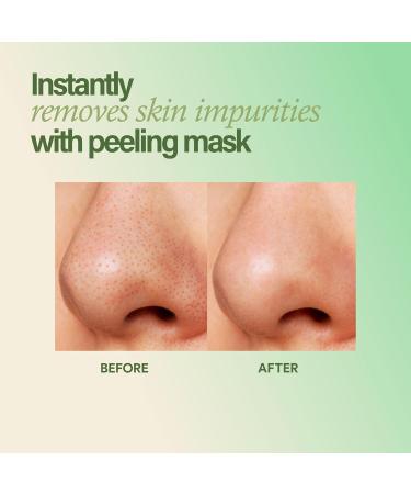 FLANER Green Caviar Peeling Mask Natural Face Exfoliator with 100 000ppm of Green Tea Dead Skin & Blackhead Remover 99% Micro Marine Spicules Centella Asiatica Gentle Exfoliating Scrub 100g - Buy Online on GoSupps.com