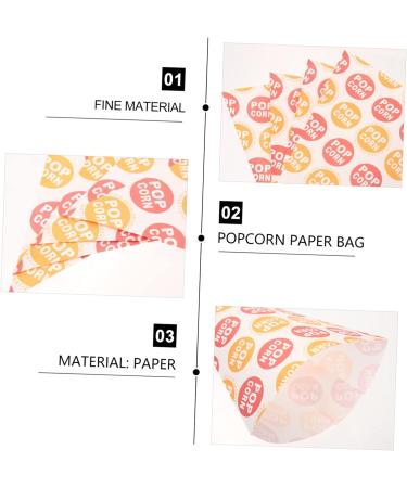 MAGICLULU 150 Pcs Popcorn Bag Candy Treat Bag Mini Gift Bags Cardboard Popcorn Snacks Cookies Snack Cone Bags Pink Gift Bag Cookies Cone Bags Cone Treat Bags Glass Paper Packing Bag Child - Buy Online on GoSupps.com