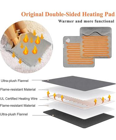 Ohagin Soft & Breathable Electric Foot Warmer - Quick Heating Winter Boots & Full-Body Flannel Heating Pillows | 6 Levels & 4 Timers - Buy Online on GoSupps.com