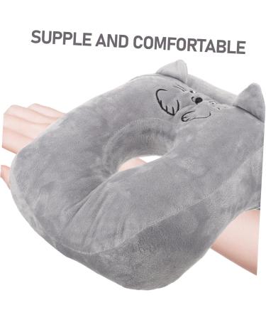 Healeved Neck Nap Pillow - Gray PP Cotton | Comfortable 28x23cm Travel Pillow for Girls - International Shipping Available - Buy Online on GoSupps.com