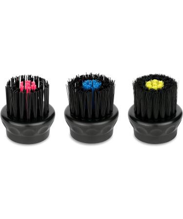 Boot Buddy 3-Pack Replacement Heads - Interchangeable Shoe Brush Set for Shoe Care and Easy Shoe Cleaning Black - Buy Online on GoSupps.com