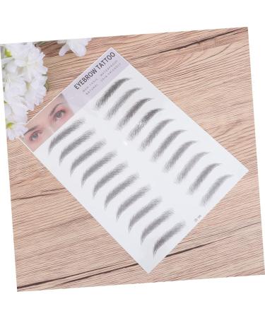 FOMIYES 4 Pcs 3d Eyebrow Stickers 3d Stickers Waterproof Suit Cosmetology Kit Eyebrow Tool Shaper Make up 4d - Buy Online on GoSupps.com