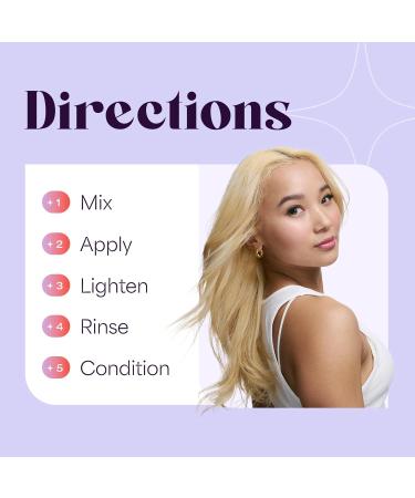 Buy Hally Hair Bleach Kit - Gentle Vegan Hair Lightener & Toning Cream - Lifts Up to 8 Levels Cruelty-Free International Shipping - Buy Online on GoSupps.com