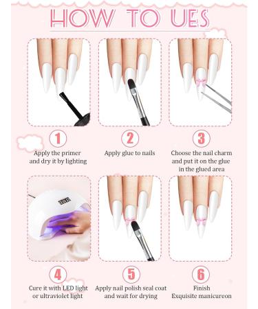2 Boxes Bow Nail Charms Wsimily 3D Colorful Bowknot Nail Art Charm Kawaii Ribbon Bowknots Nail Accessories for Women Girls Nail Decorations DIY Craft Jewelry (2 Styles) - Buy Online on GoSupps.com