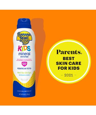 Banana Boat Kids Mineral Enriched Sunscreen SPF 50+ - 9.5 oz | Broad Spectrum Protection - Buy Online on GoSupps.com