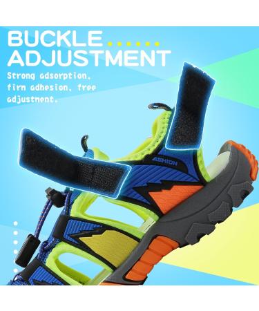 VITIKE Children's Sandals - Breathable & Quick-Drying Trekking Sandals for Boys & Girls - Size 33 EU - Blue - Buy Online on GoSupps.com