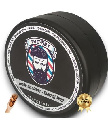 The Bey Shaving Soap with Natural Ingredients, Almond Oil 100 ml for Classic Brush Shaving